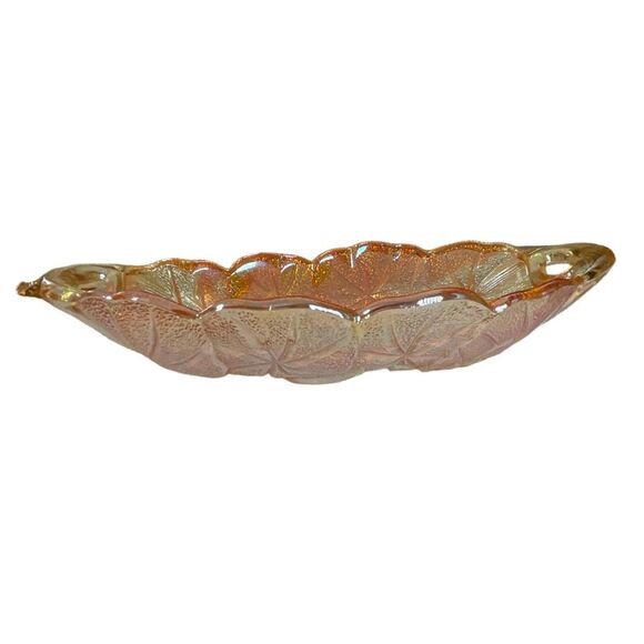 Indiana Glass Other - Vintage Carnival Indiana Glass Co. Marigold Lily Pons iridescent dish.